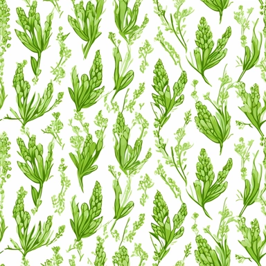Clipart,2d,Asparagus plant design,white background,
