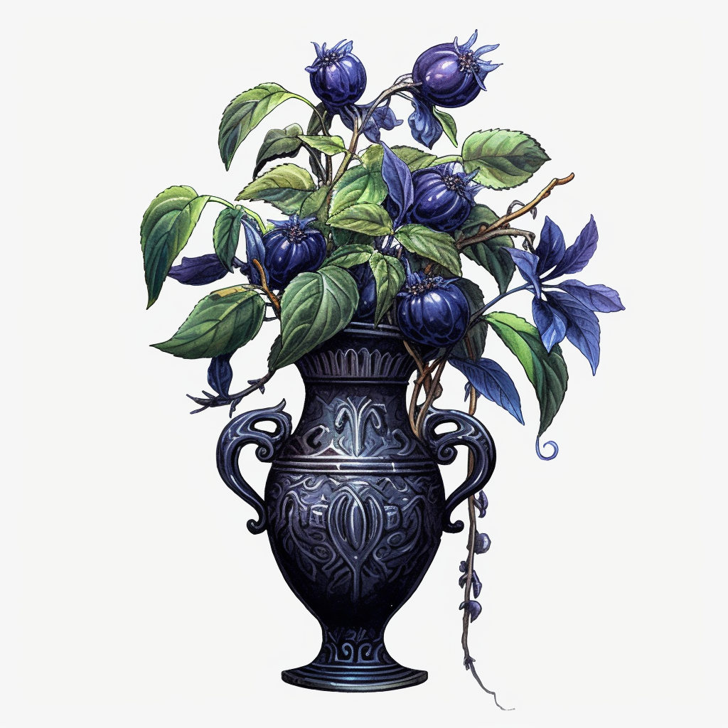 gothic vase cliparts