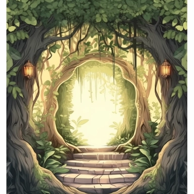 forest gate clipart
