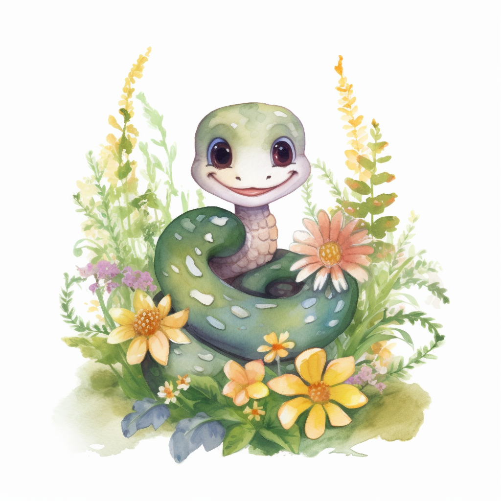 cute snake cliparts