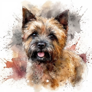 Watercolor, Cairn Terrier Dog clipart, AMAZINGLY ARTISTIC AND HIGH-QUALITY, animal clipart, WATERCOLOR ART, CUTE DOG, ONE DOG IN ONE IMAGE, HIGH QUALITY