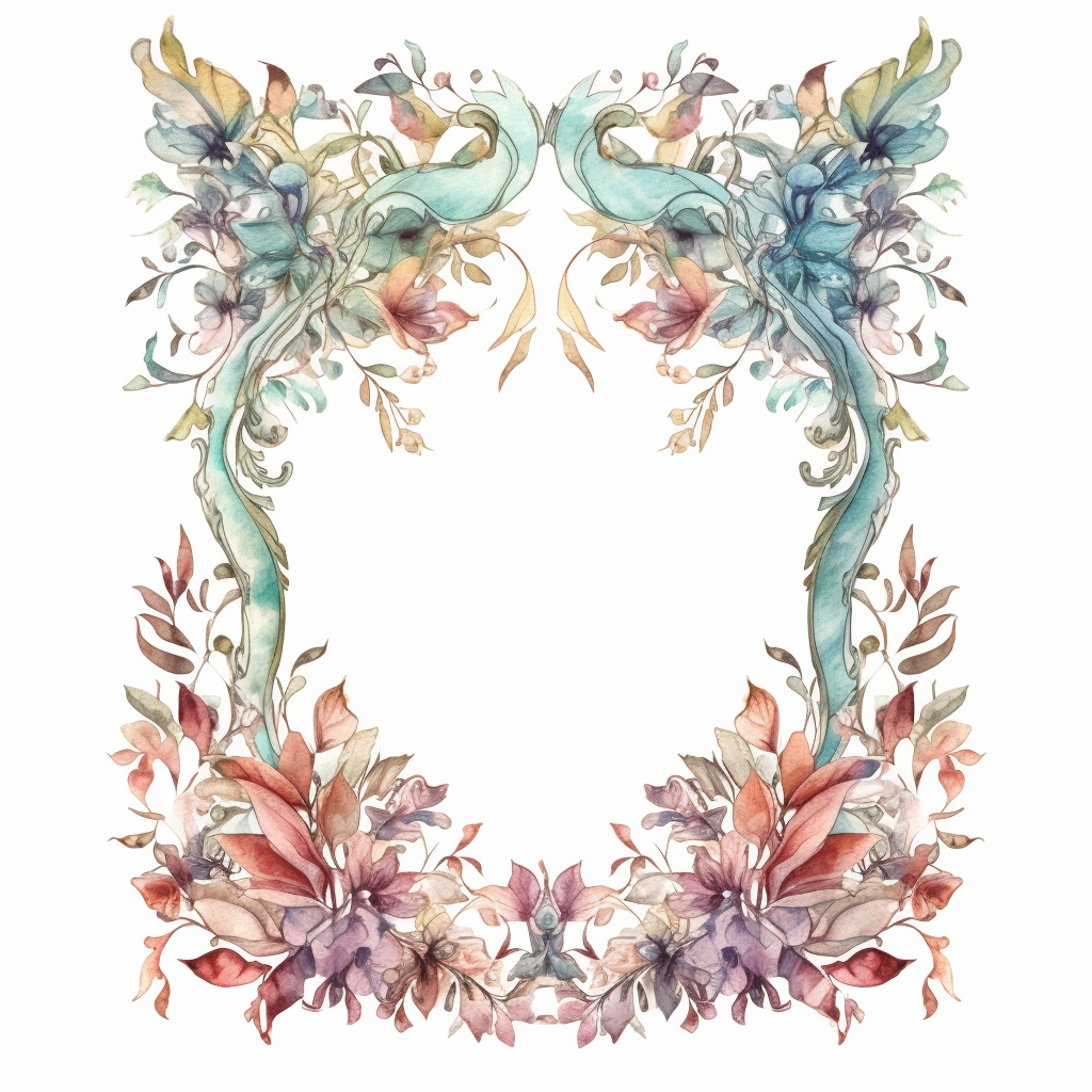baroque frame cliparts