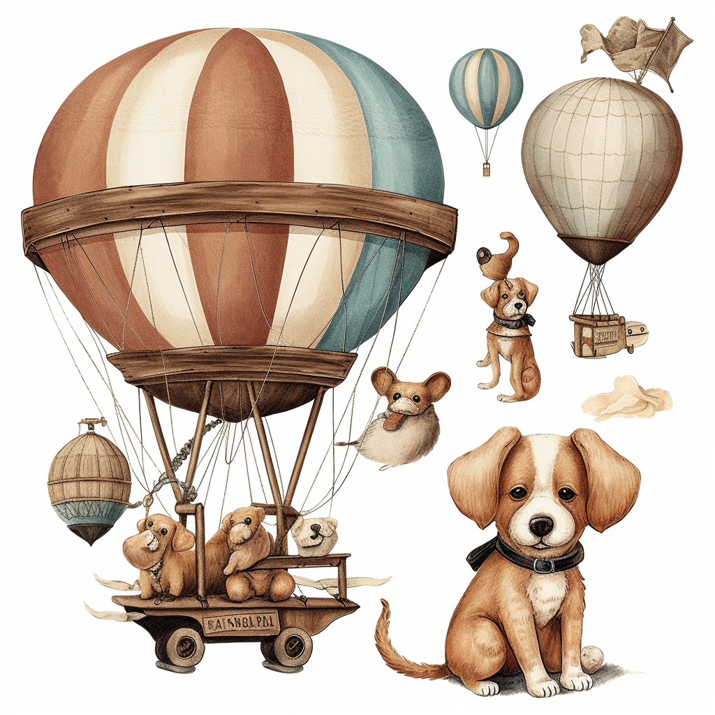 balloon dog cliparts