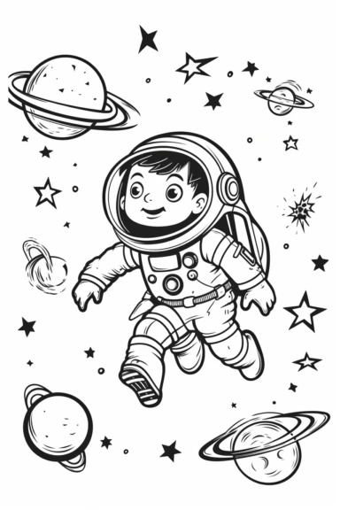 meteor , clipart style of coloring book for children, super simple, thick, clear, lines, black and white, white background