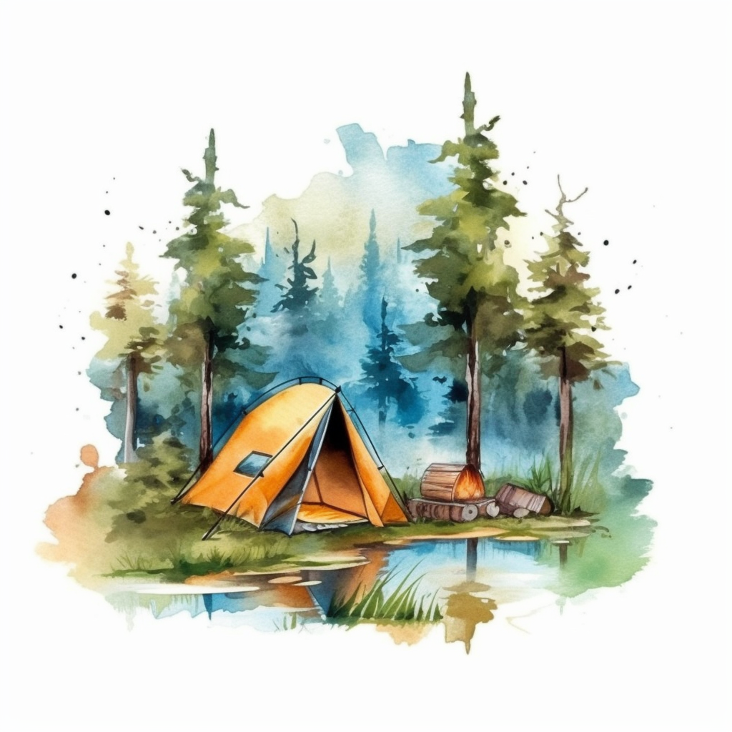 camping clip art