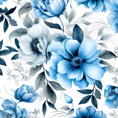Contemporary collage style floral patterns blue watercolor elegant flowers wedding invitations high quality and elegant clipart of flowers gucci art white background 4
