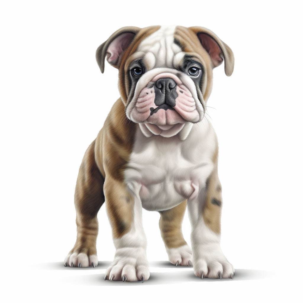 bulldog puppy cliparts
