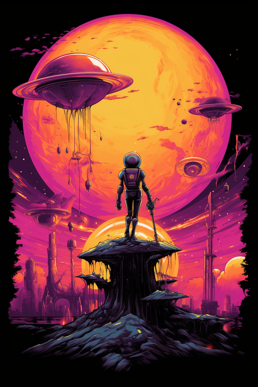 alien planet cliparts