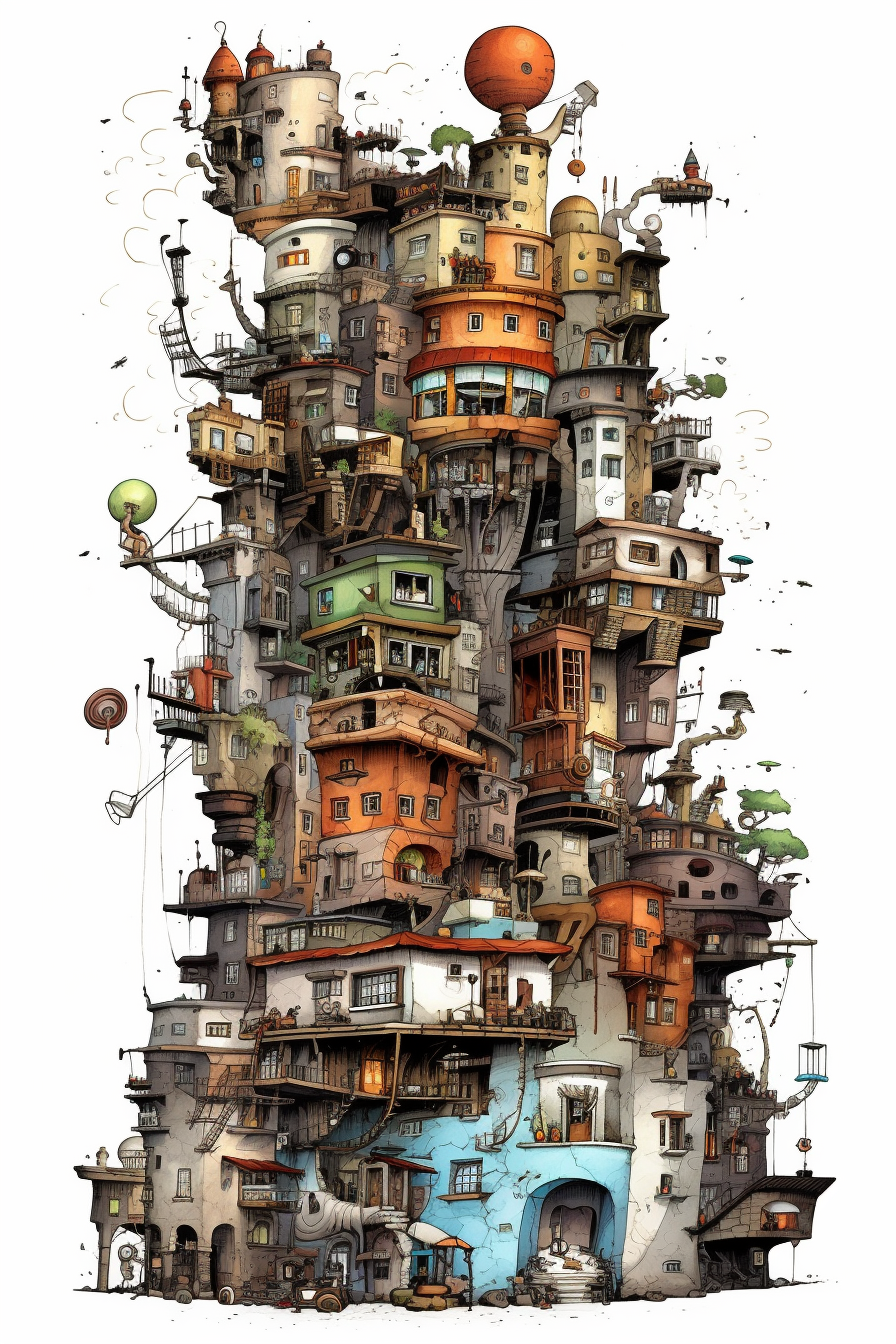 city buildings clipart