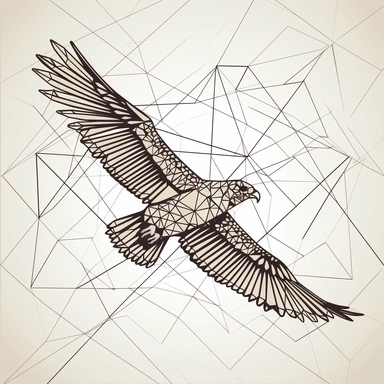 Eagle Flying Tattoo Design