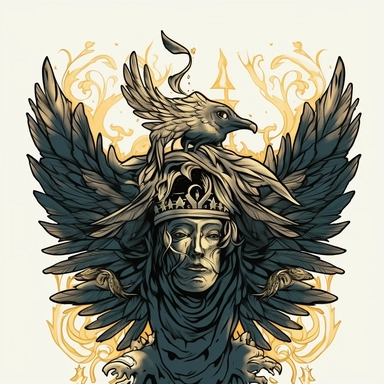 a crow head, lanterns, bugs, creepy human faces sleeping, eerie, clipart, in the style of dan mumford