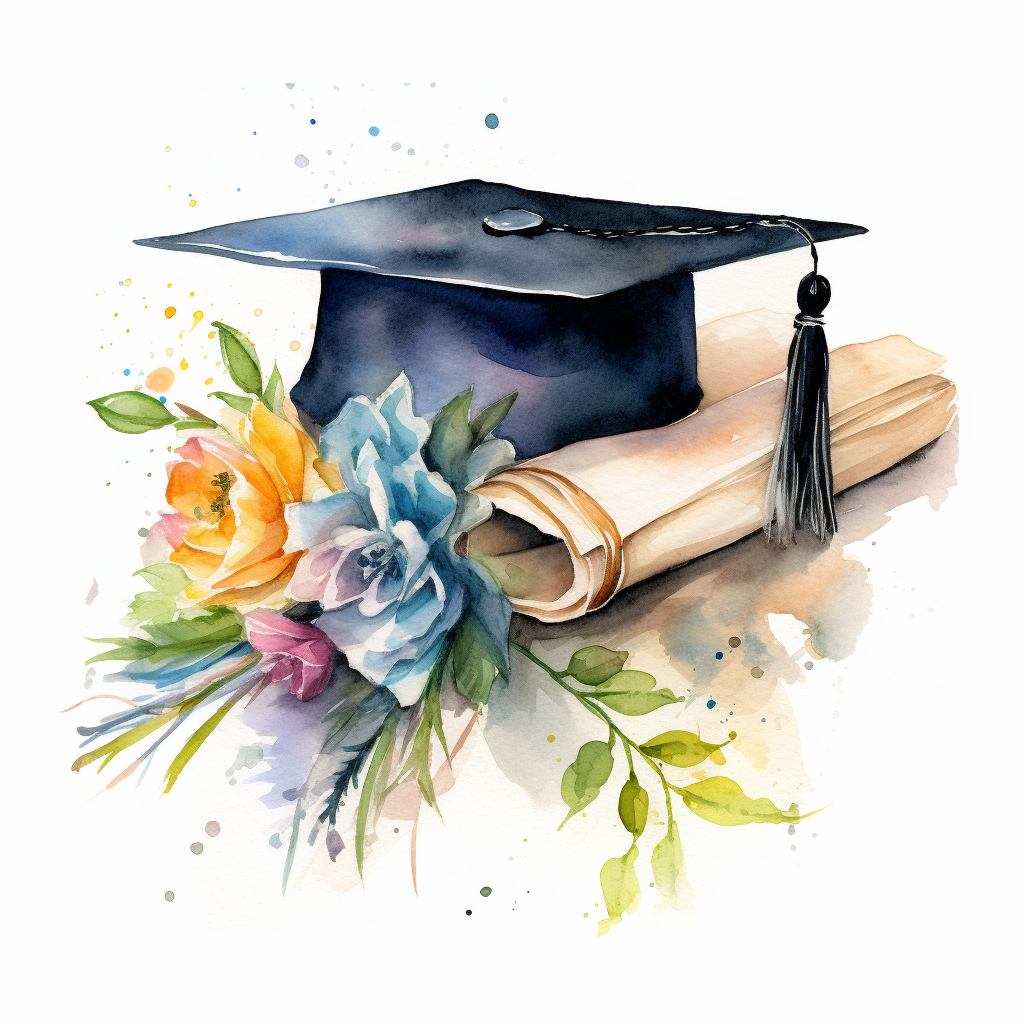 graduation scroll cliparts