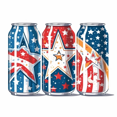 file:///C:/Users/Administrator/Desktop/d3859a98fa.jfif Cute Beautiful patriot three beer Can for 4th of july sublimation Clipart,Cartoon, hyper realistic, intricate detail, illustration style,high solution,on the white background