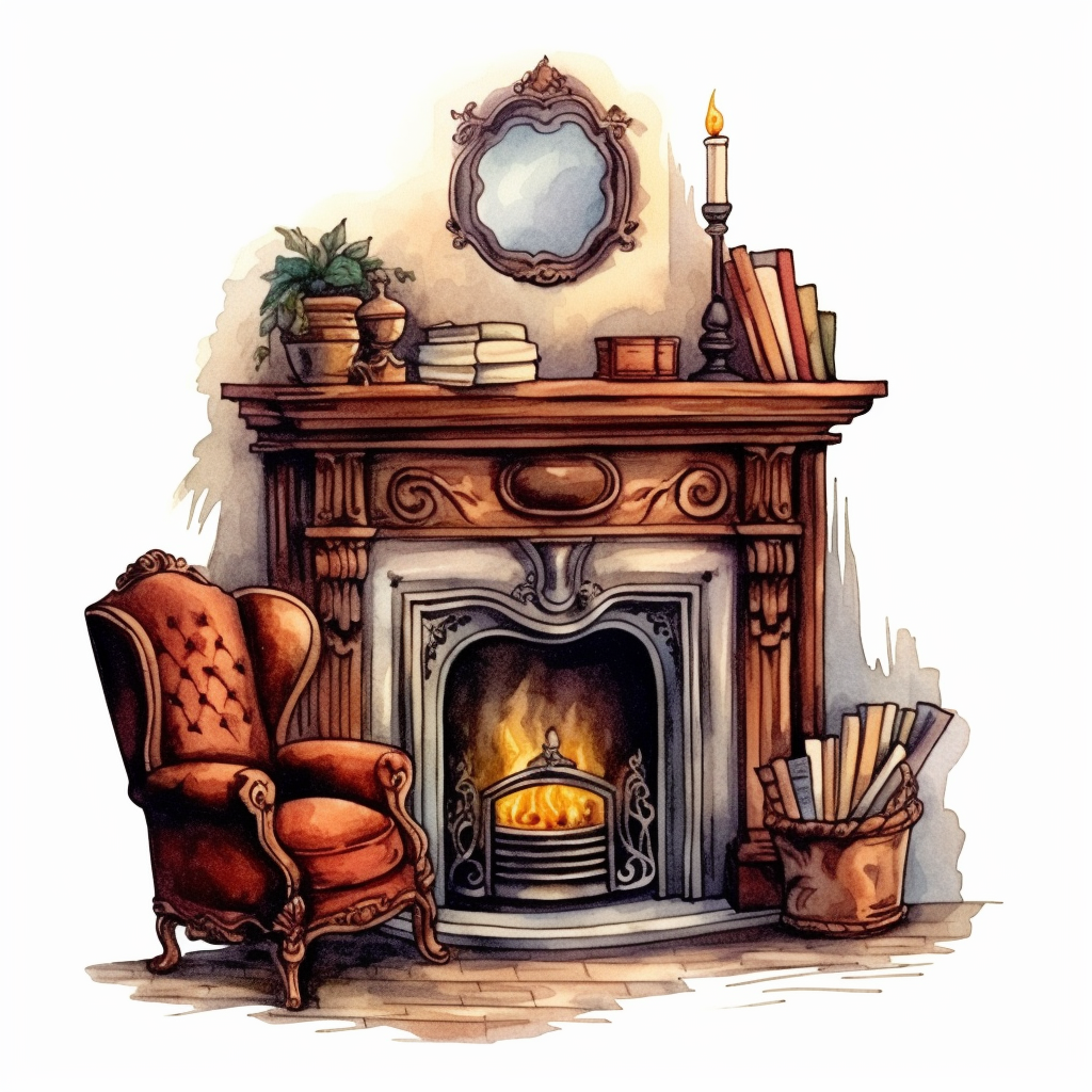 fireplaces cliparts