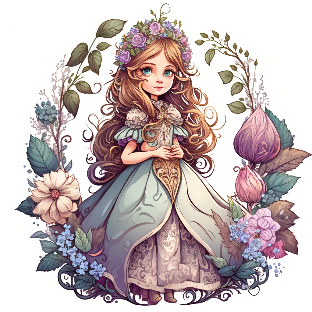 beautiful princess cliparts