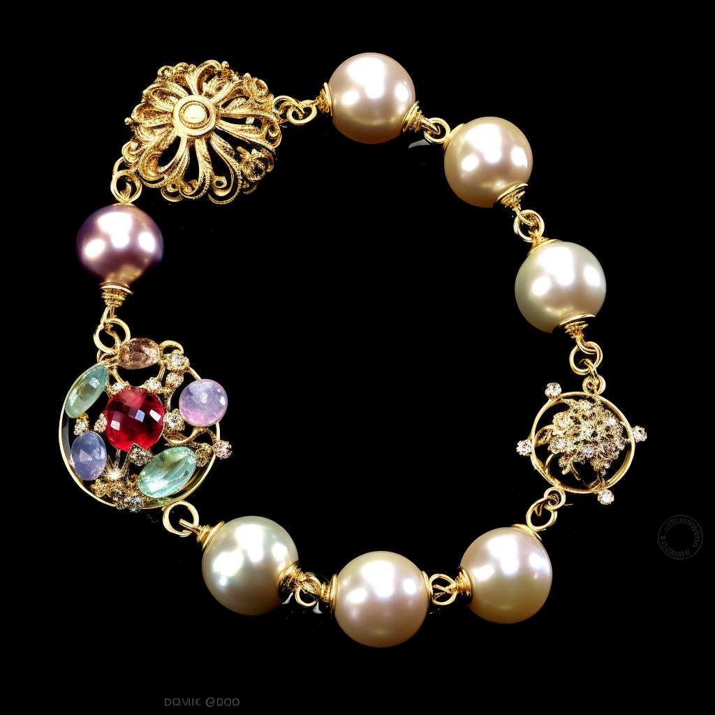 cliparts pearl bracelets