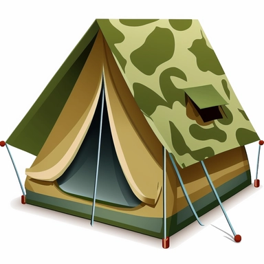 clipart small tent