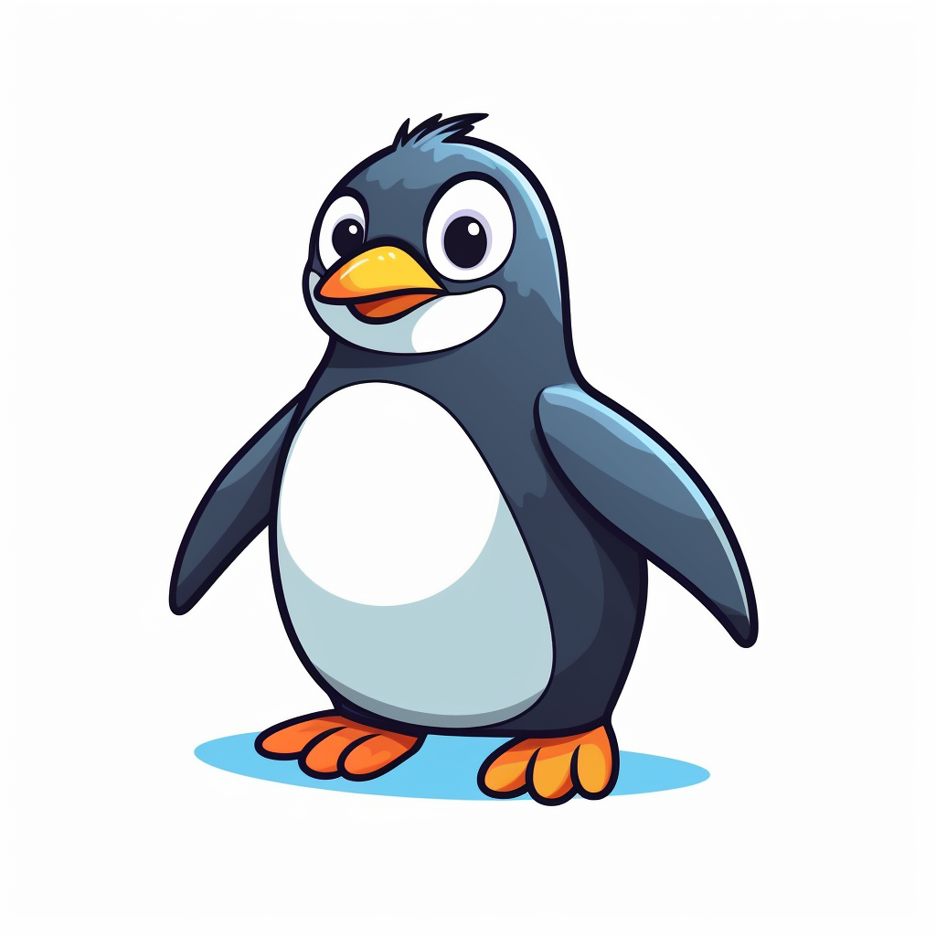 Free vector cute happy penguin cartoon icon illustration. animal nature ...