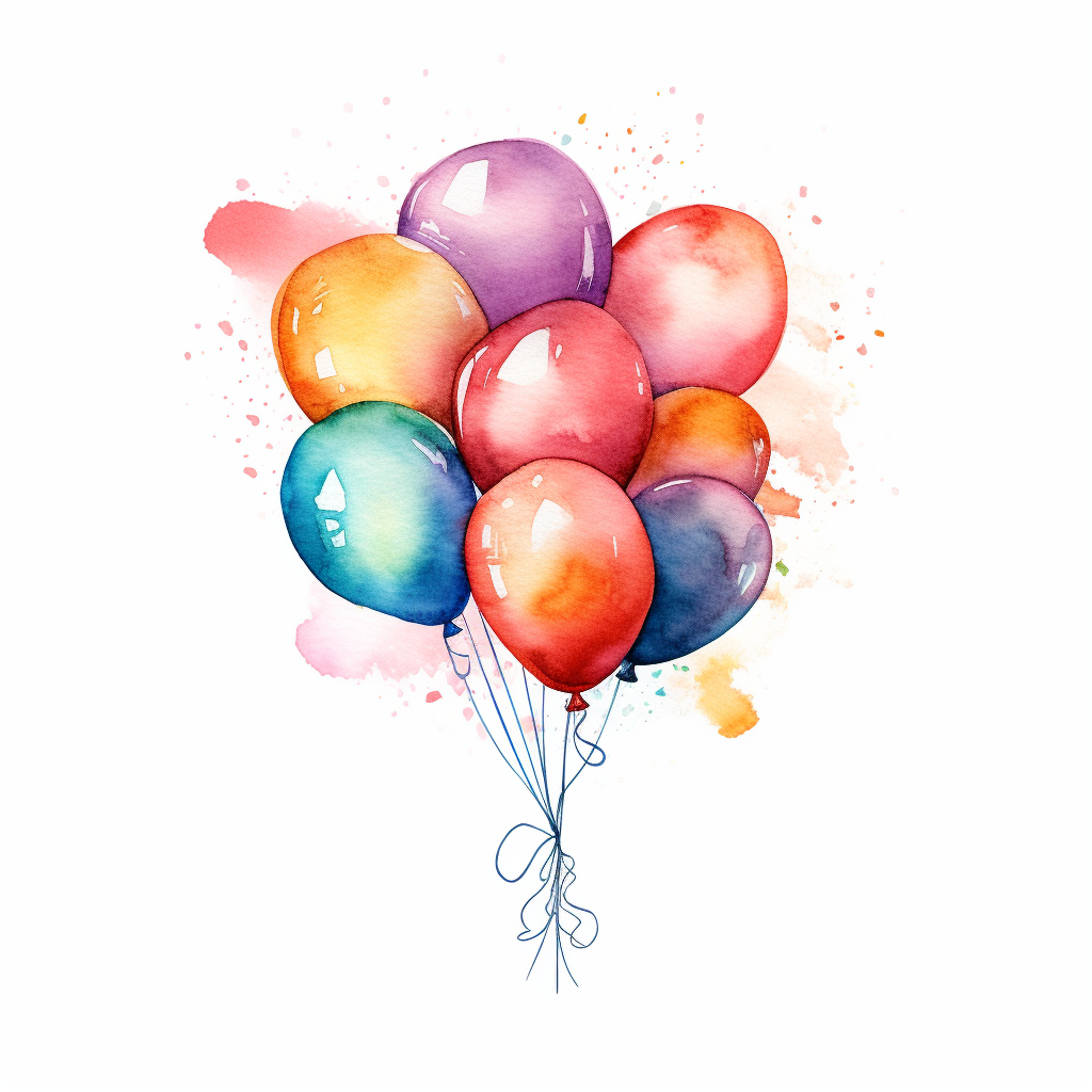 birthday balloons clip art