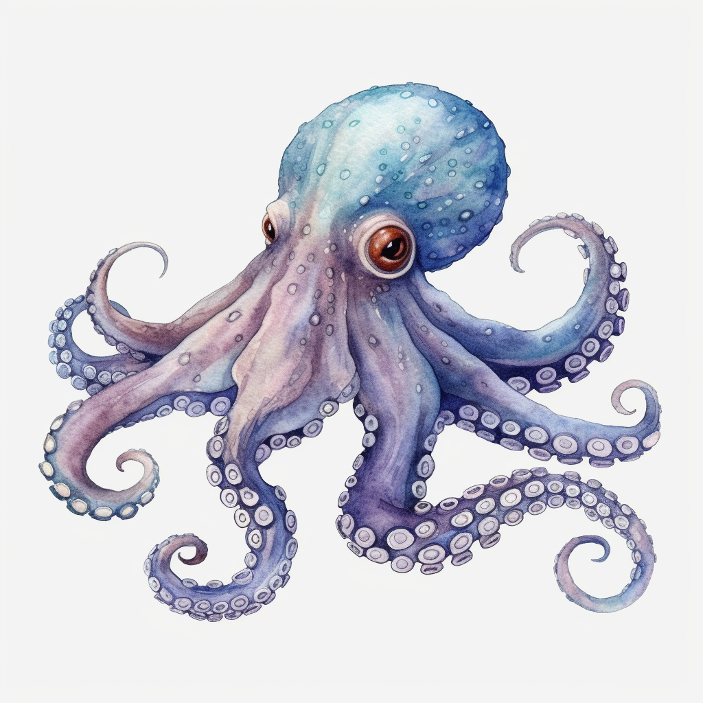octopus outline cliparts