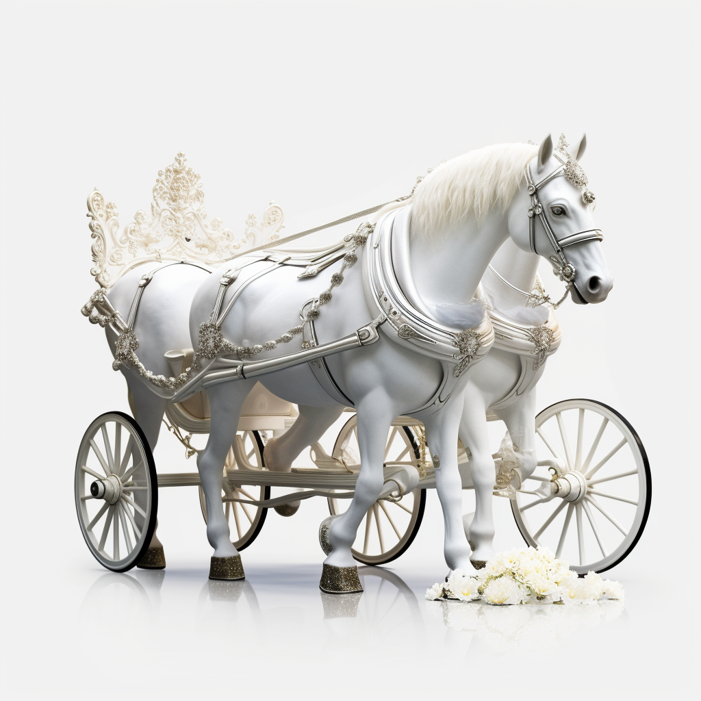 horse wedding cliparts