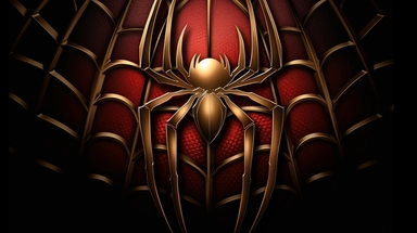 clipart, Spider-Man, black logo, desktop background