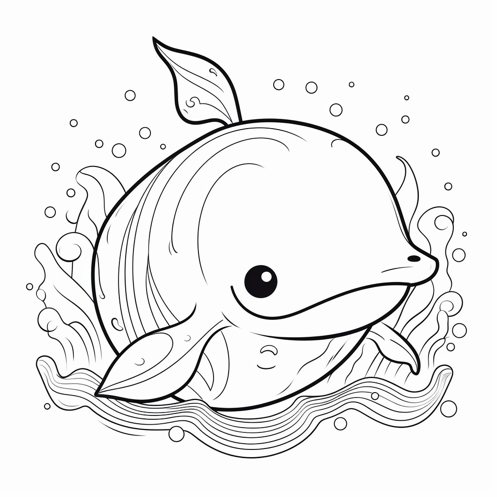 cartoon whale cliparts
