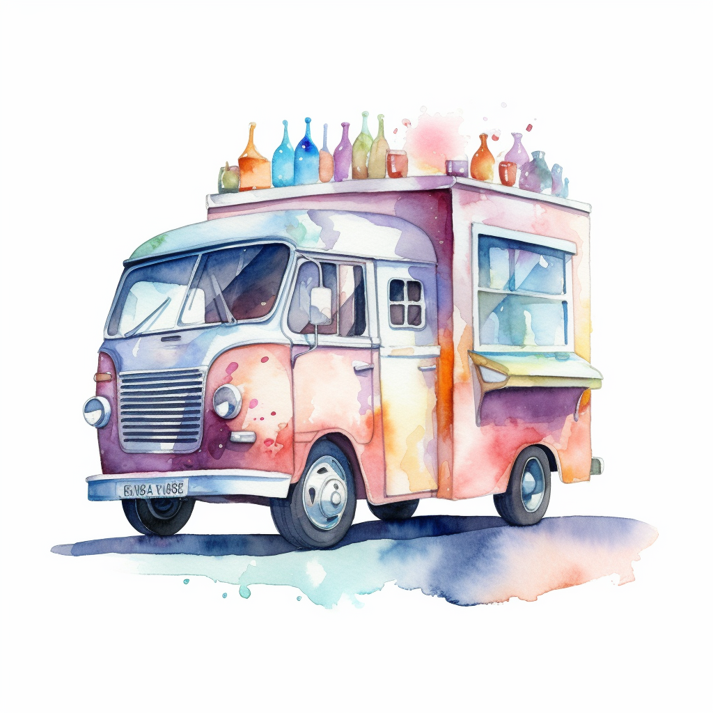 ice cream truck clipart