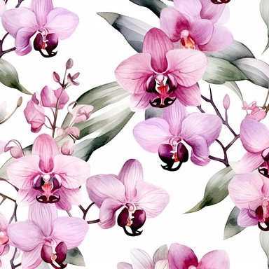 Contemporary collage style floral patterns orchids watercolor elegant flowers wedding invitations high quality and elegant clipart of flowers Gucci art pink andlavender shades background 4