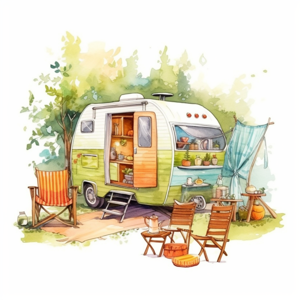 camping table cliparts