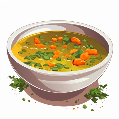 bowl of soup clipart