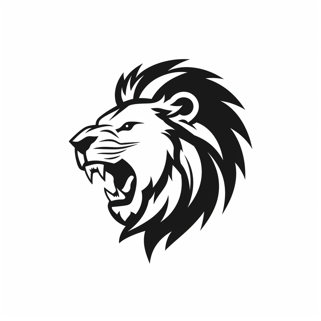 lion silhouette cliparts