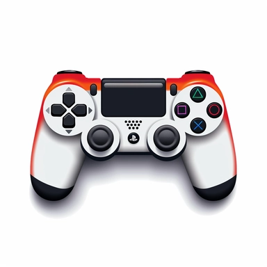 game controller Clipart on white background with margins
