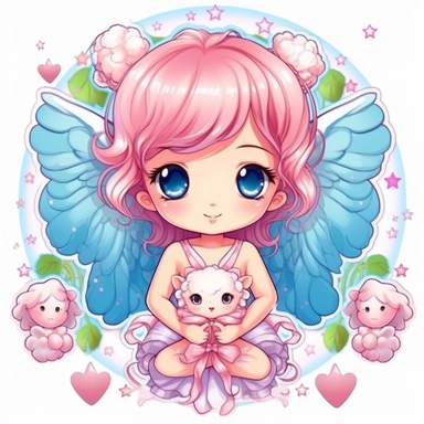 kawaii harmonie ,clipart,vector
