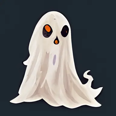 a spooky ghost, isolated clip art, isolated watercolor of a ghost, halloween, svg, etsy listing, royalty free stock image