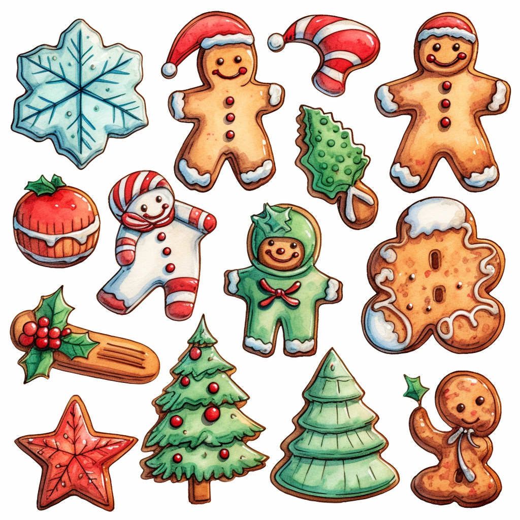 christmas cookies clipart