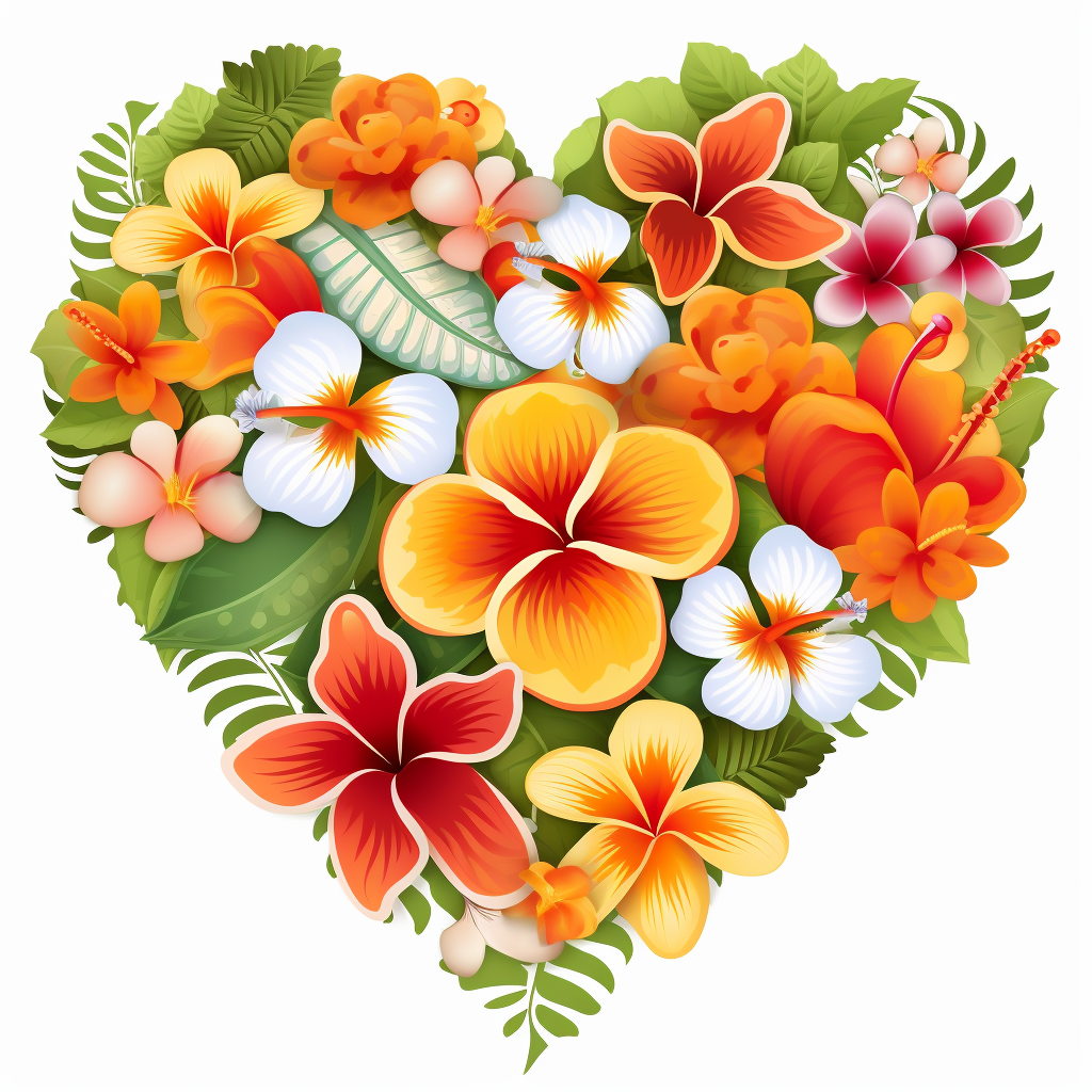 hawaiian flower clipart