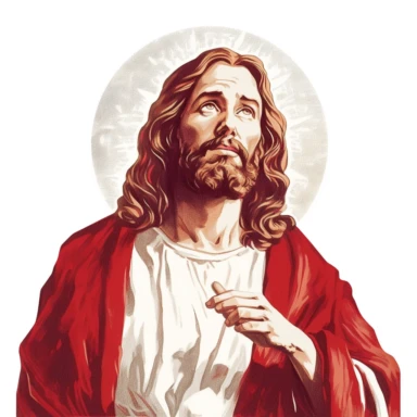 clipart of jesus christ christmas white background