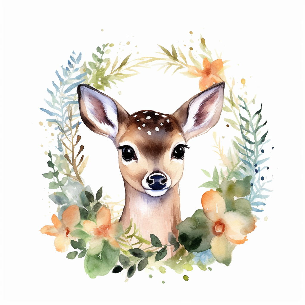 baby deer cliparts