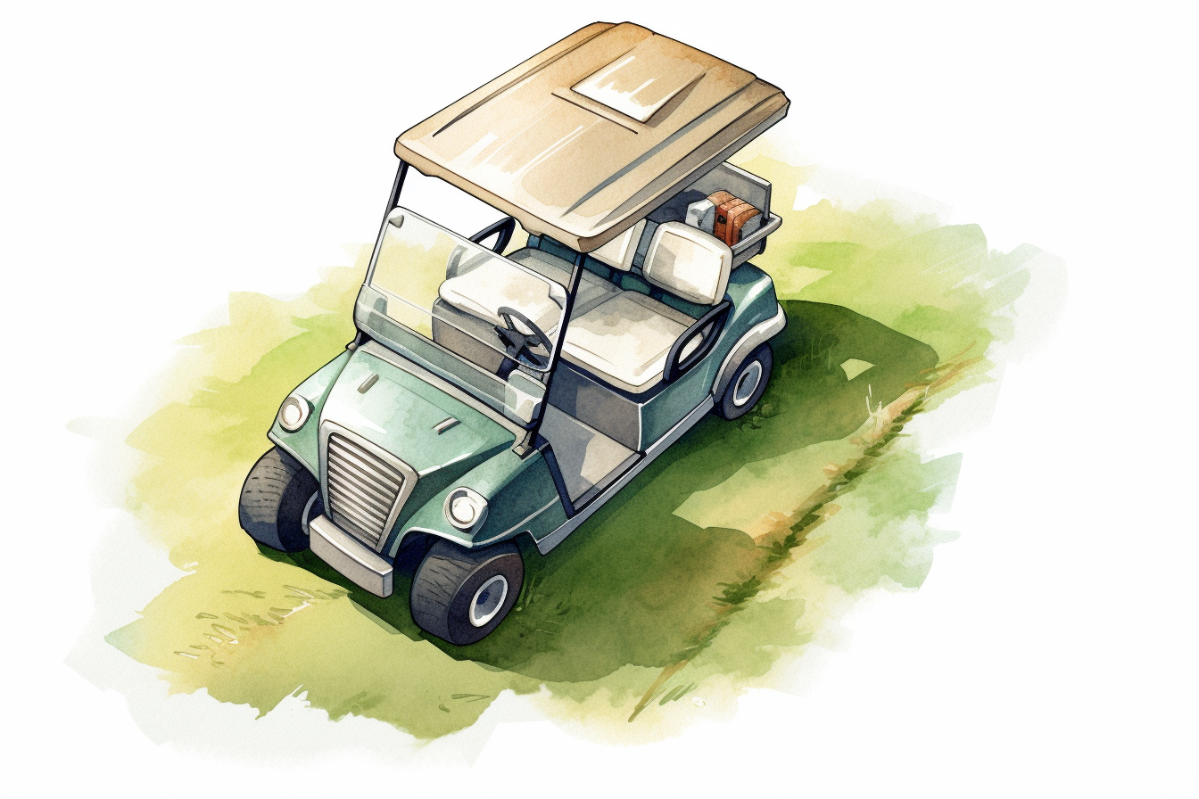 golf cart clipart