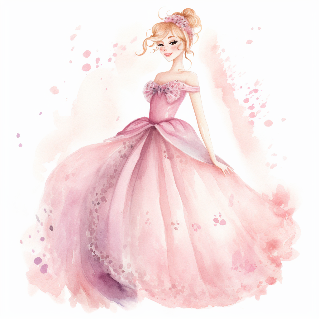large princess cliparts
