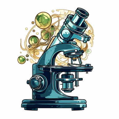 Clipart of a microscope for science experiments, Hand Drawn Back To School Clip Art, white background