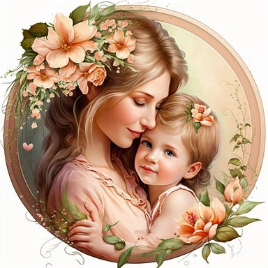 beautiful image of a mother and her child, lookig so happy and affectinate showing the endless love of mother to her child 4 PNG image of mother and child Mother's Day Scenes, Commercial Use Clipart, Holiday Clipart, Scrapbooking, Floral, Flower, Mother, Daughter, Spring, Summer Perfect composition, Clear hierarchy,12k, High definition, Scene brightening, Super long distance, Bright, Wide angle lens, high-resolution
