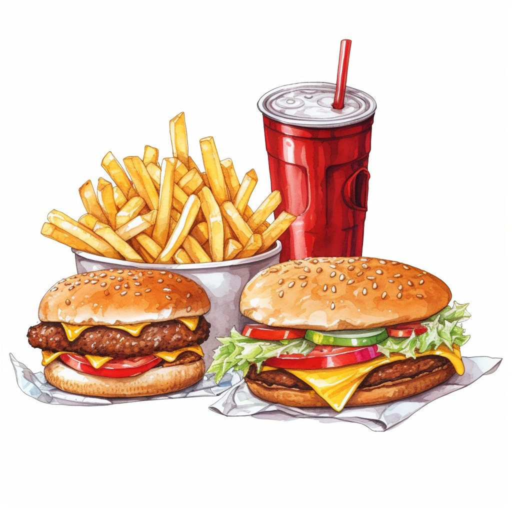 fast food cliparts