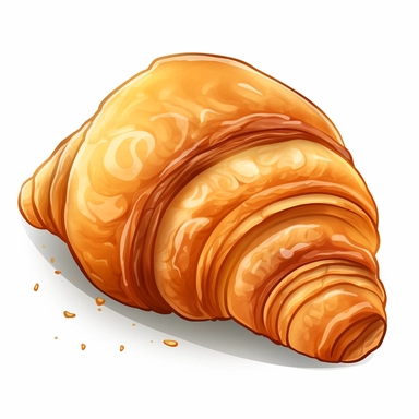 Croissant, clipart