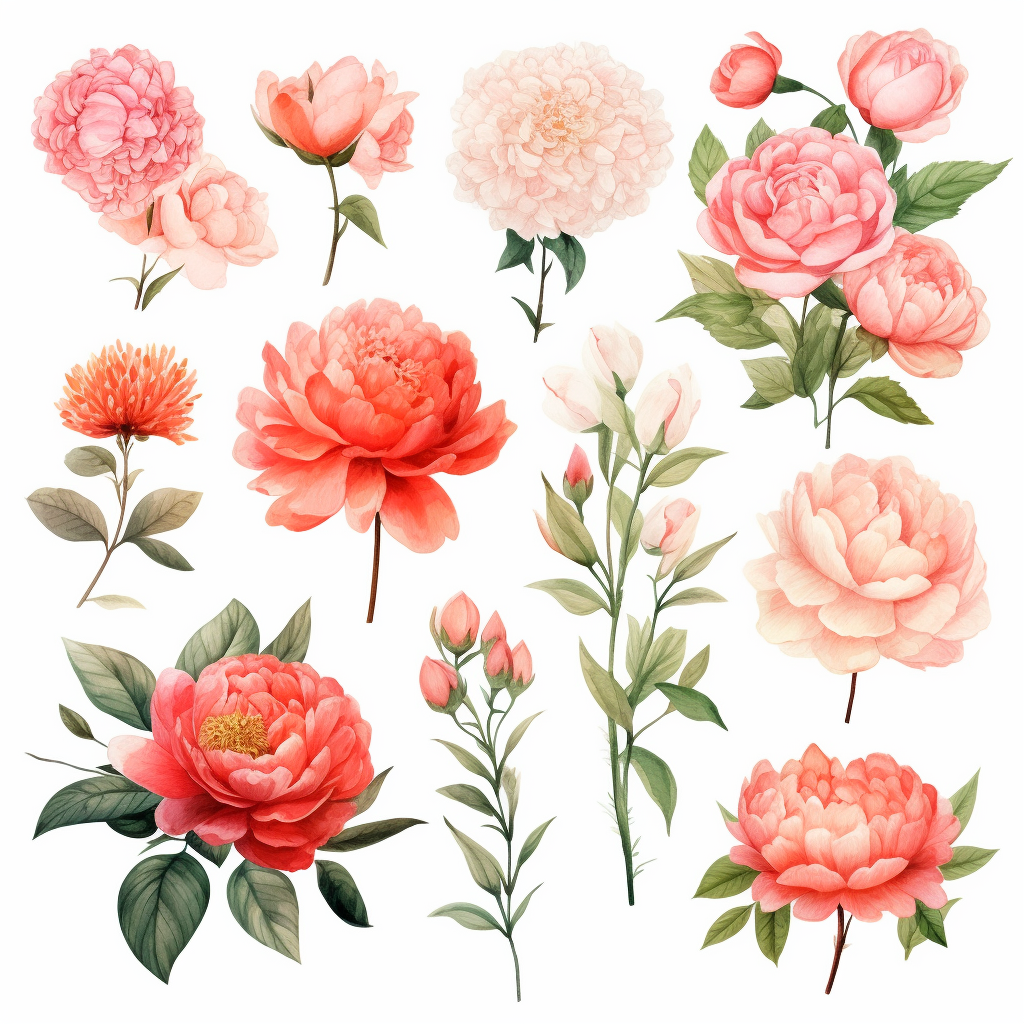 birthday cliparts flowers