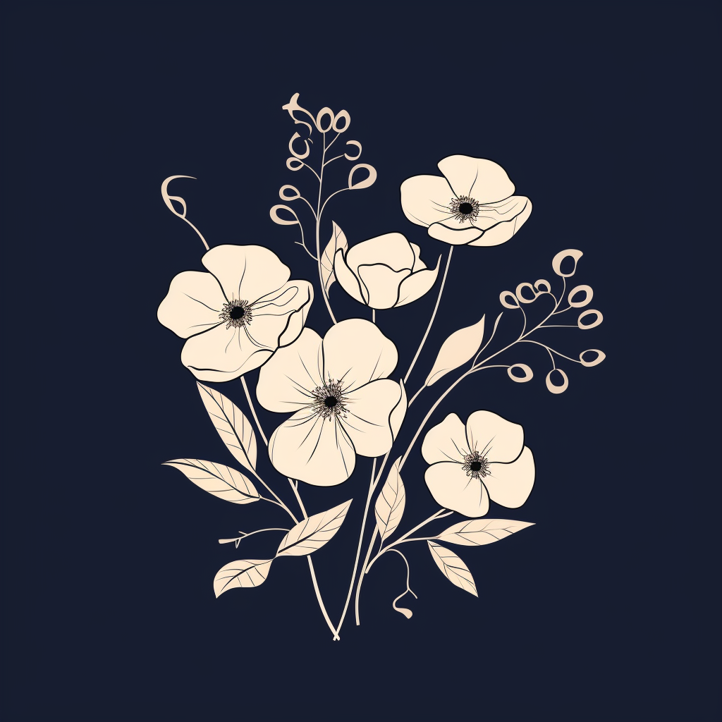 floral branch cliparts