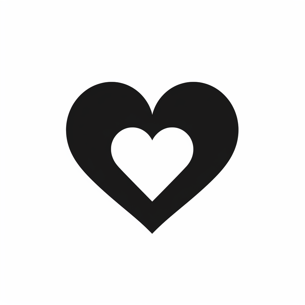 black heart clipart