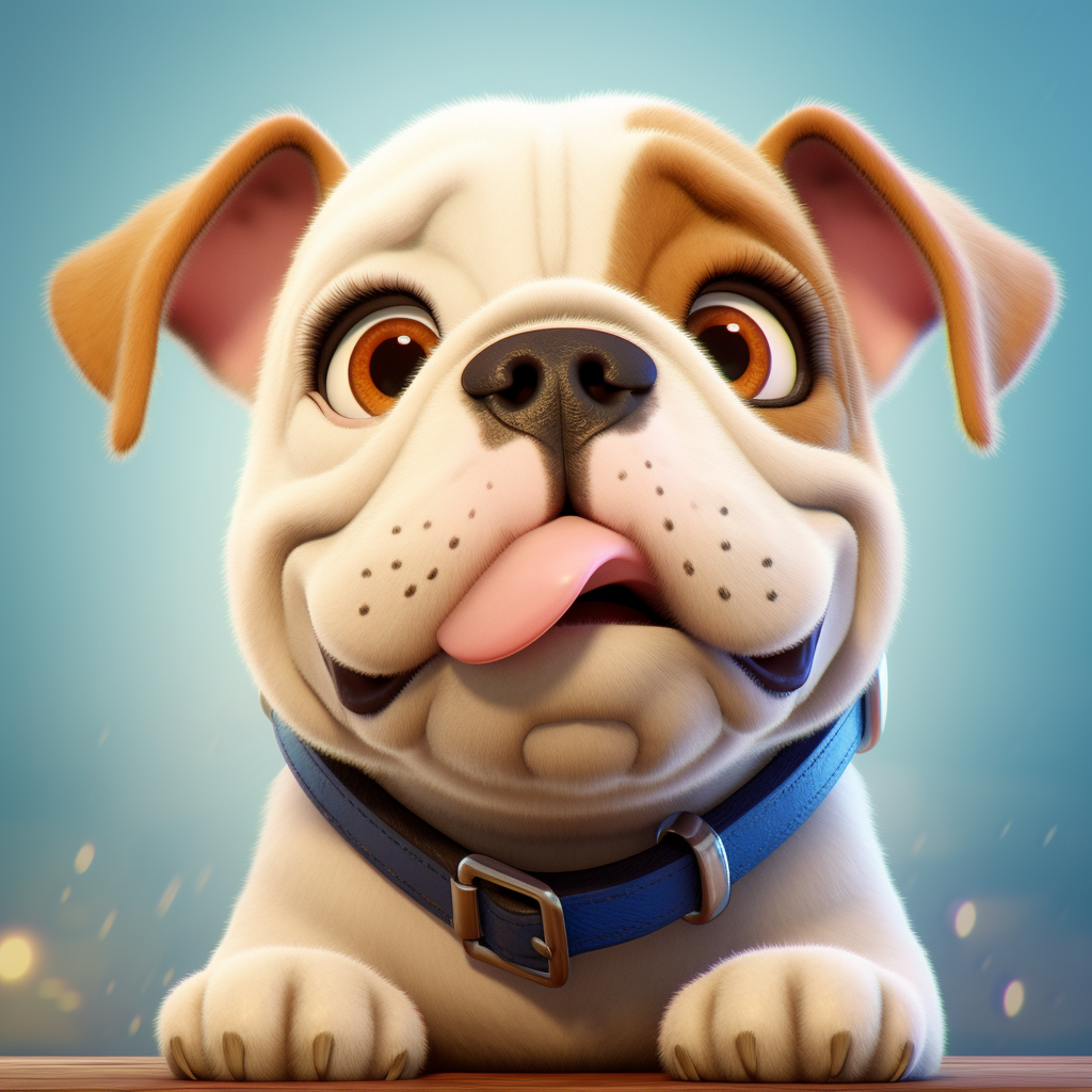bulldog puppy cliparts