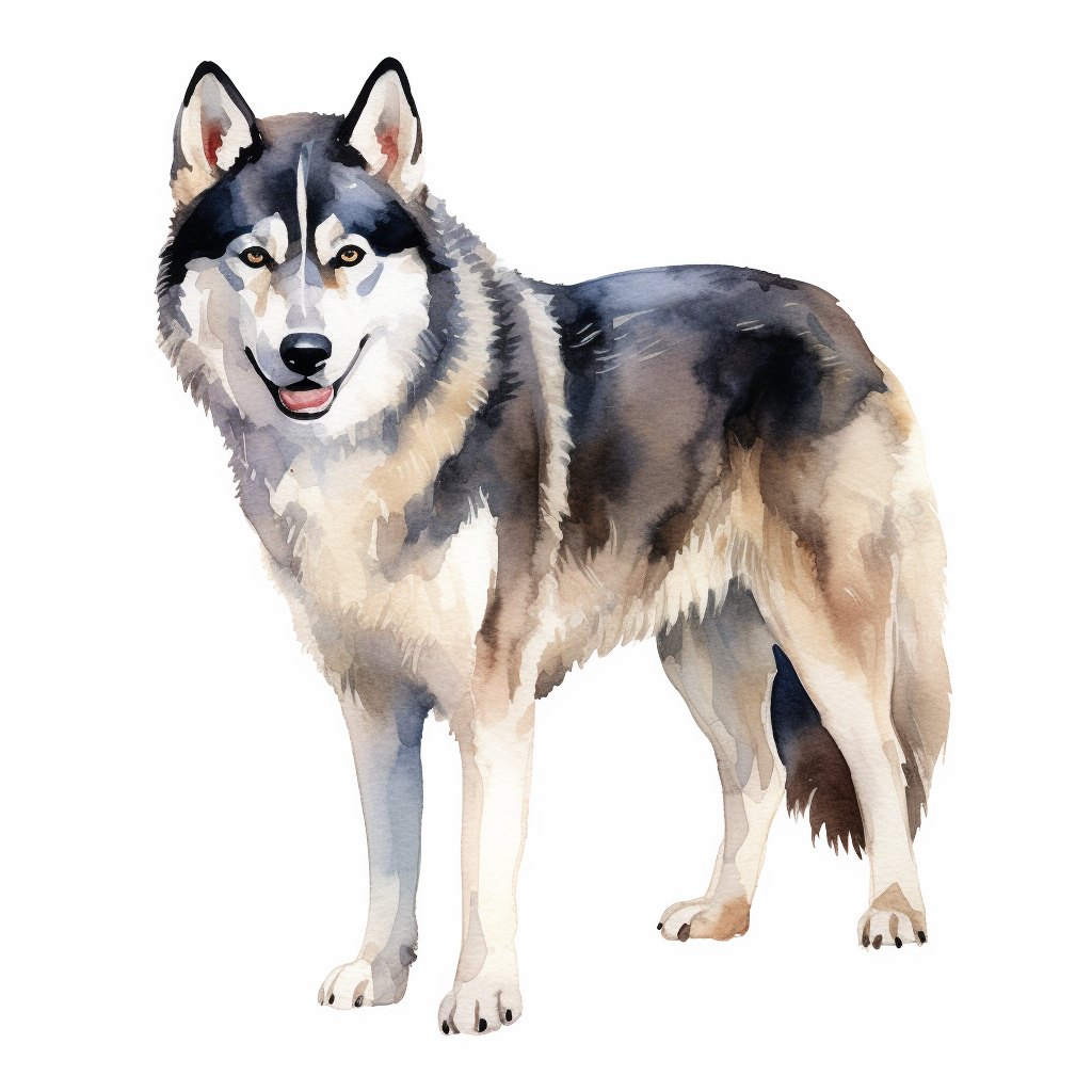 husky dog cliparts
